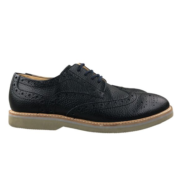 Weatherproof Vintage Other - Weatherproof Vintage Shoes Men's Size 9M Wayne Black Leather Wingtip Oxfords